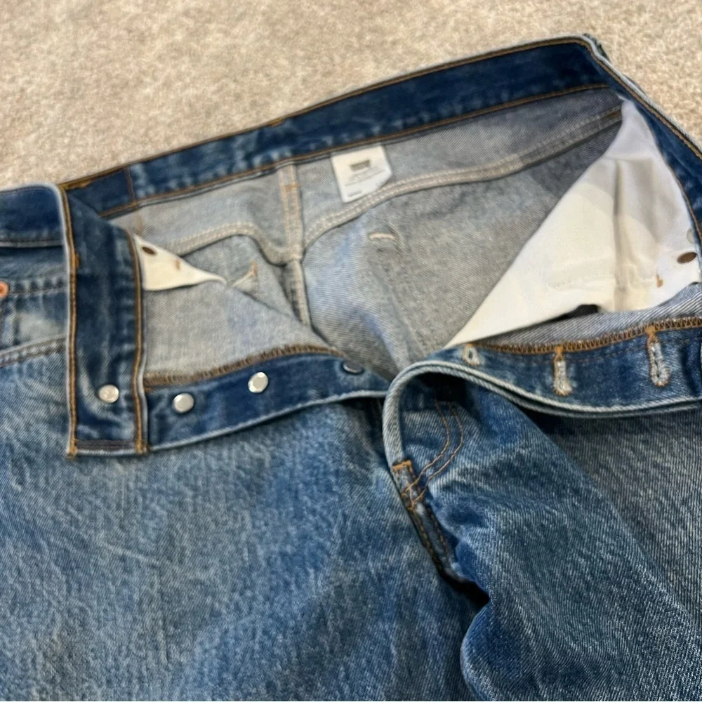 Levi Levi’s Men 34x31 Blue Denim Jeans 501 XX VTG Vintage Cotton Button Pants,